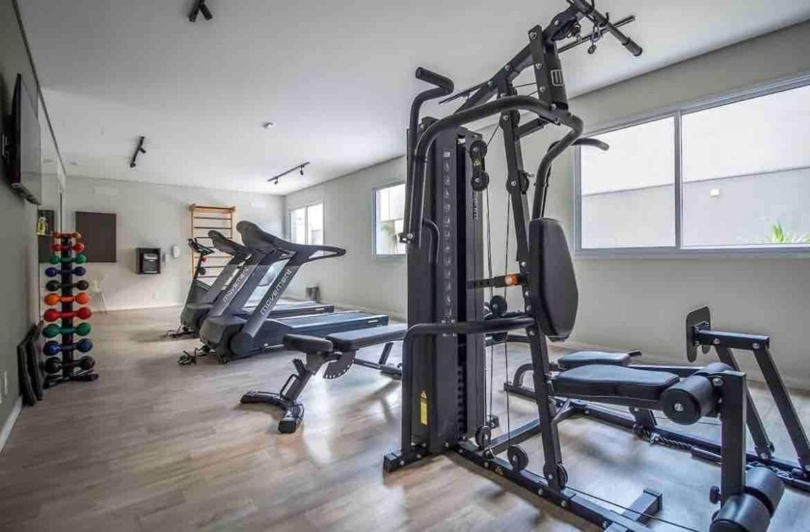 Mv63 - Studio Lindo Com Piscina Prox Ao Metro Bras São Paulo Eksteriør billede