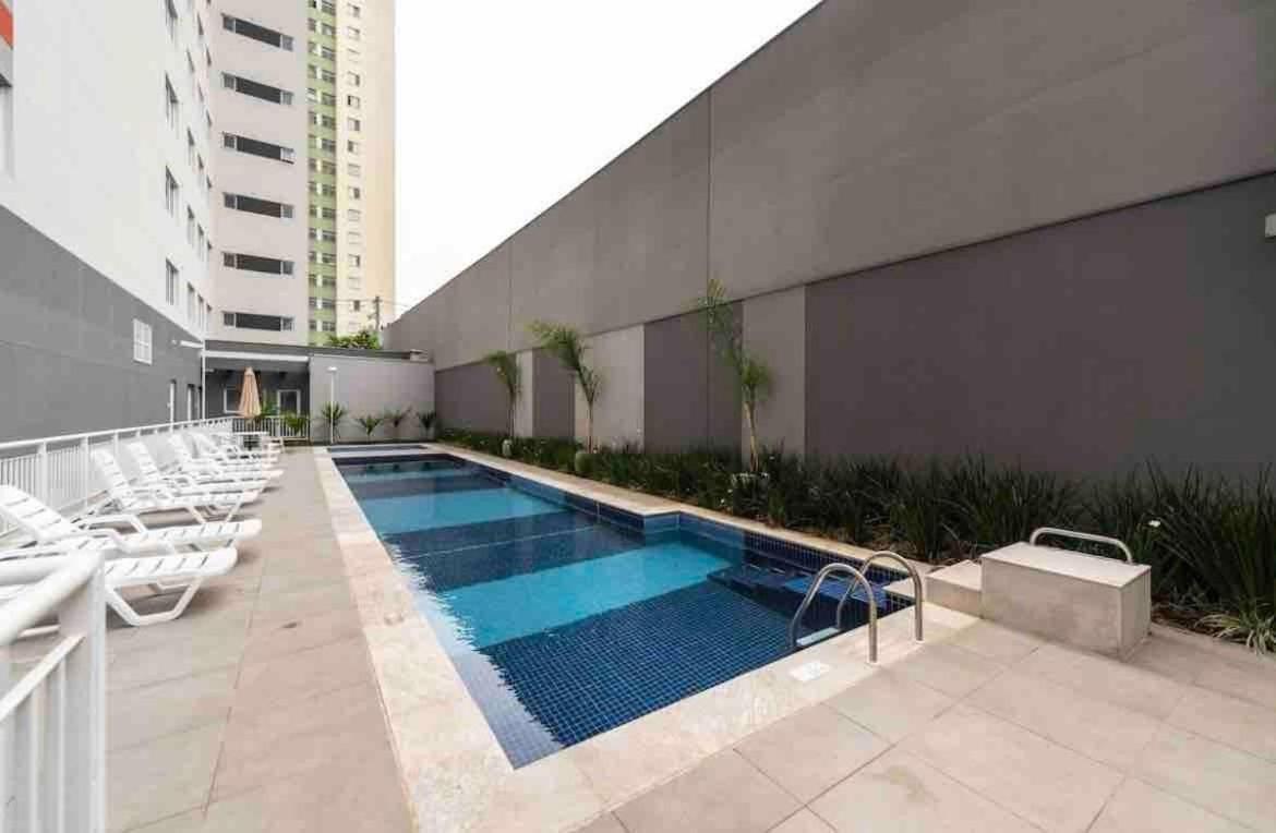 Mv63 - Studio Lindo Com Piscina Prox Ao Metro Bras São Paulo Eksteriør billede