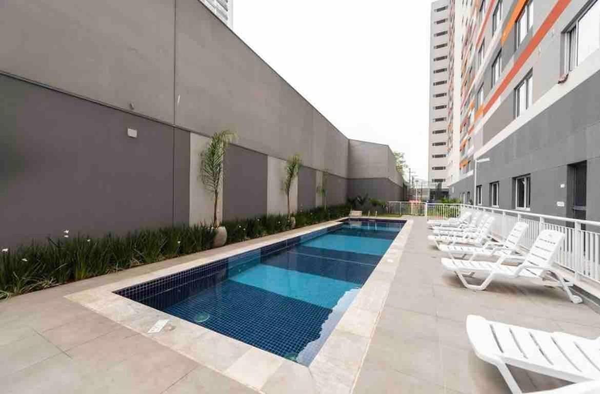 Mv63 - Studio Lindo Com Piscina Prox Ao Metro Bras São Paulo Eksteriør billede