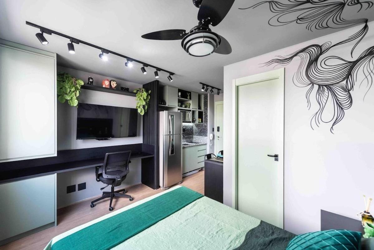 Mv63 - Studio Lindo Com Piscina Prox Ao Metro Bras São Paulo Eksteriør billede