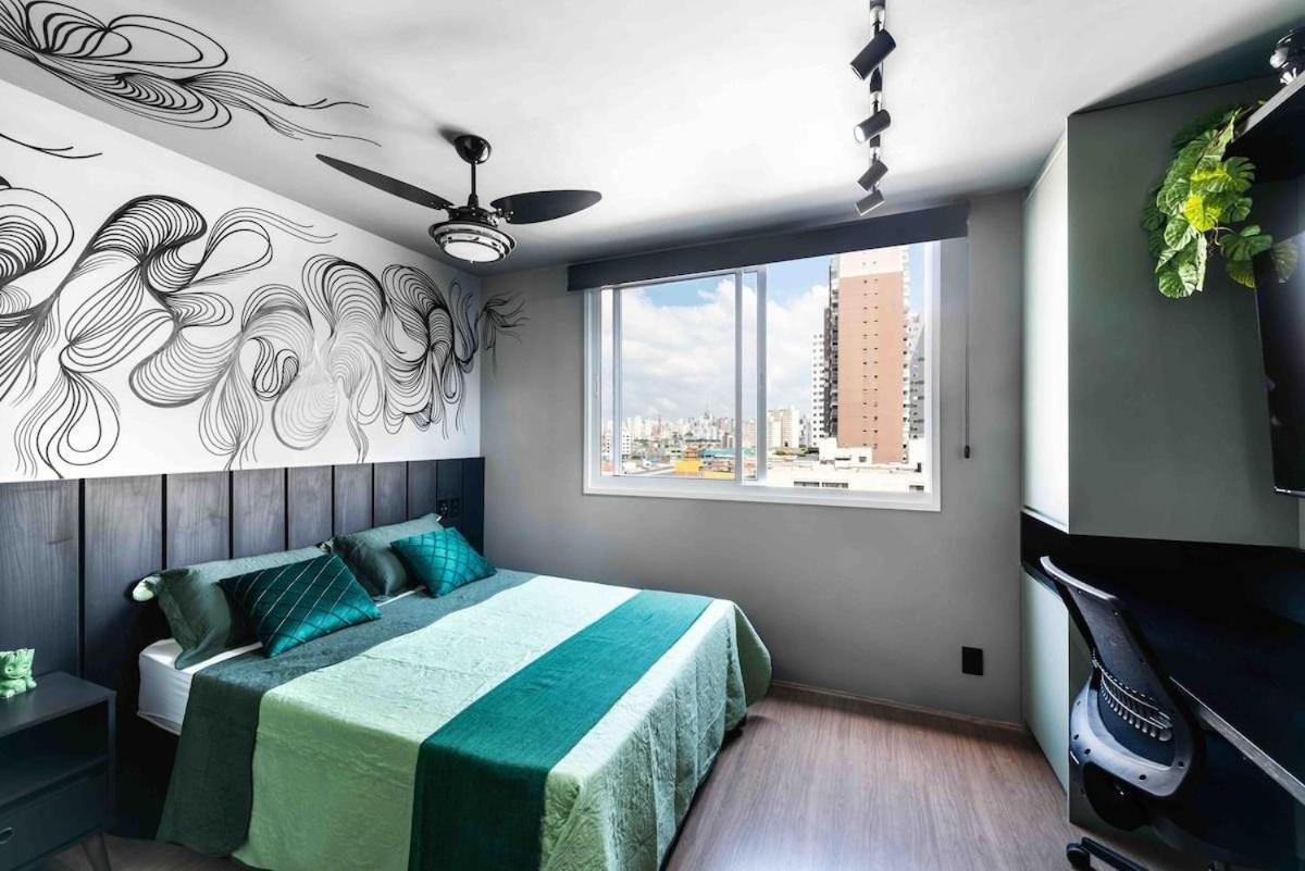 Mv63 - Studio Lindo Com Piscina Prox Ao Metro Bras São Paulo Eksteriør billede